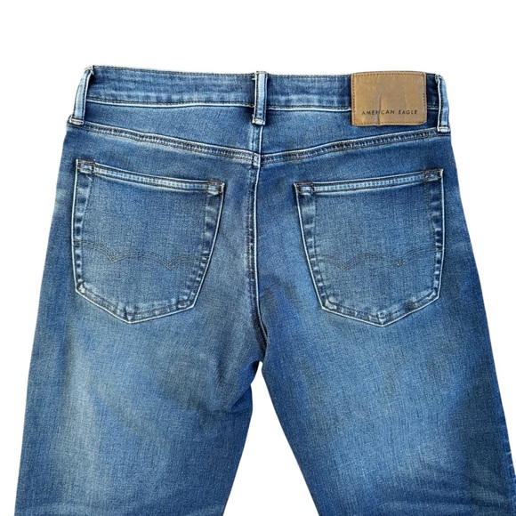 American Eagle jeans Men's Sz 29x32 29 blue original bootcut classic cabincore - Picture 13 of 16